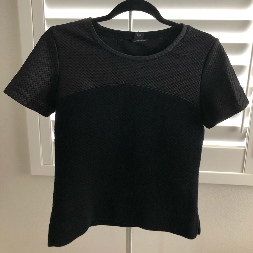 Club Monaco black T shirt